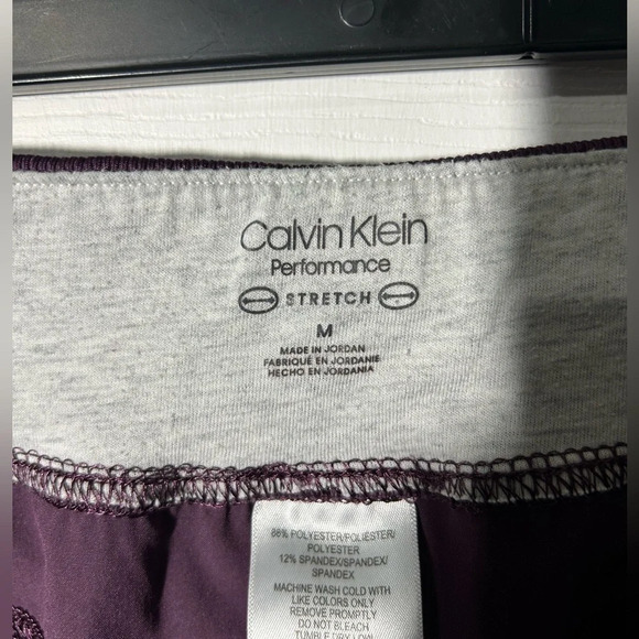 Calvin Klein Women's Step-Hem Joggers Purple/Plum Size Medium - Picture 8 of 10